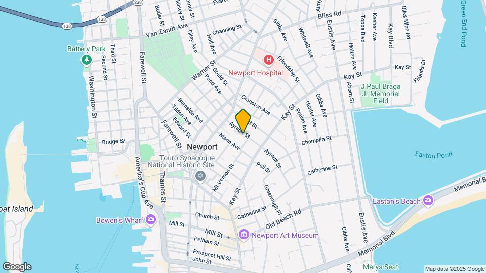 25 Ayrault St Map and Location Details