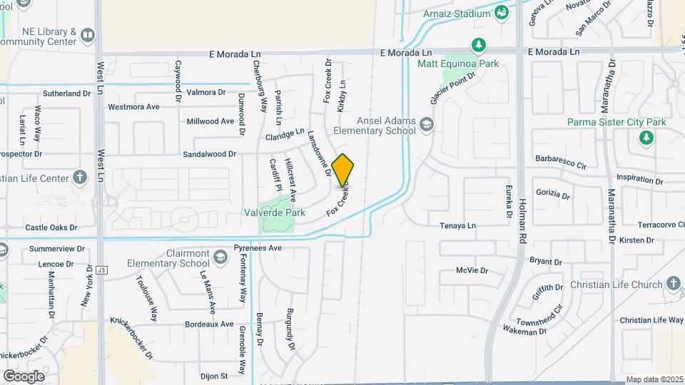 8861 Fox Creek Dr Map and Location Details