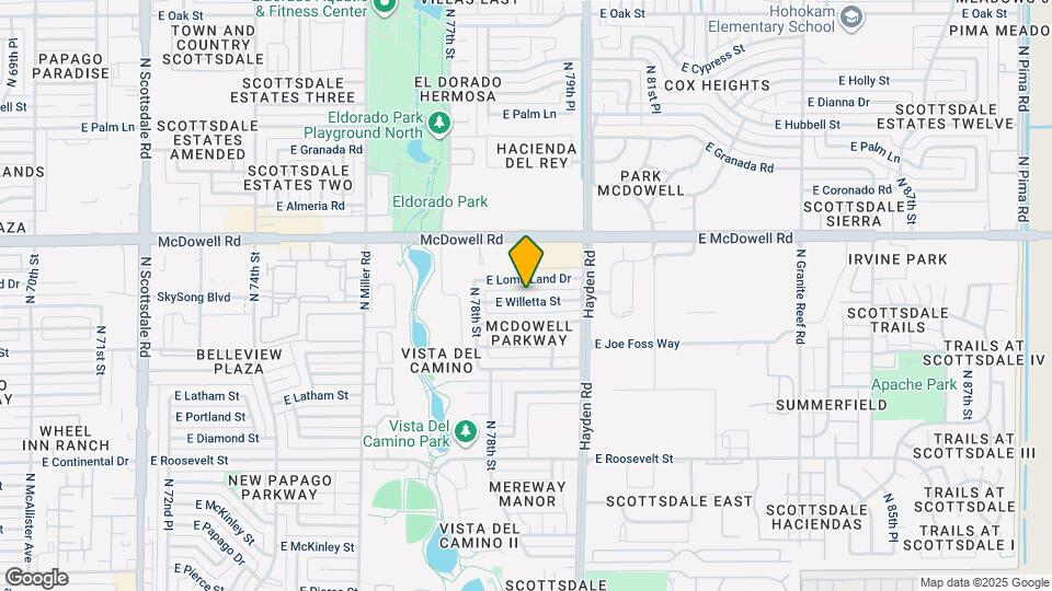 7846 E Willetta St Map and Location Details