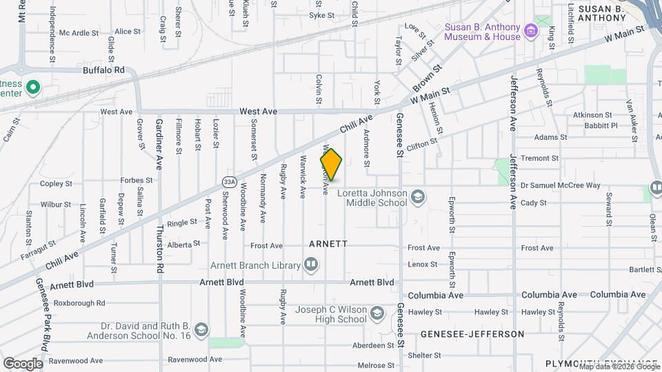 100 Wellington Ave Map and Location Details