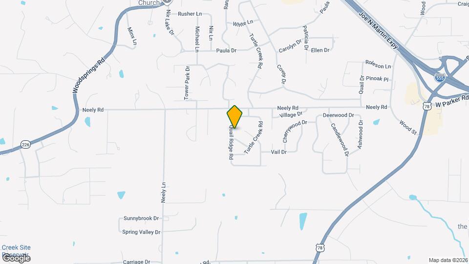 3208 Quail Ridge Rd Map and Location Details