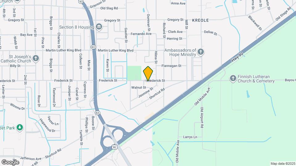 6430 Frederick St Map and Location Details