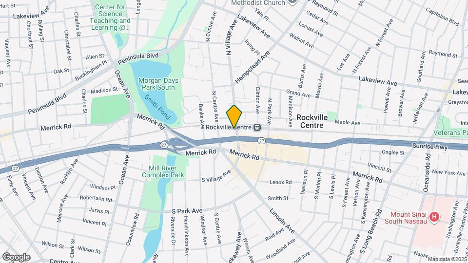 42 N Village Ave Map and Location Details