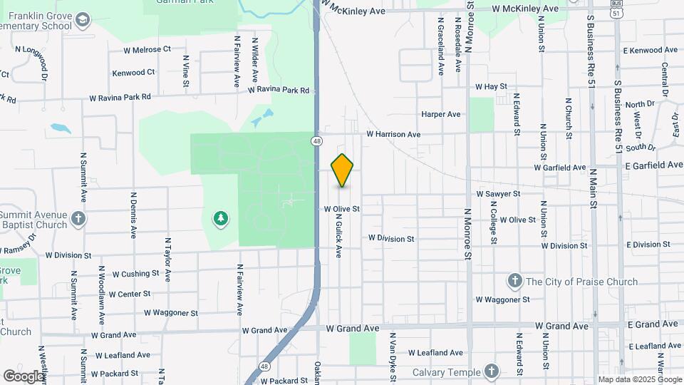 1852 N Gulick Ave Map and Location Details