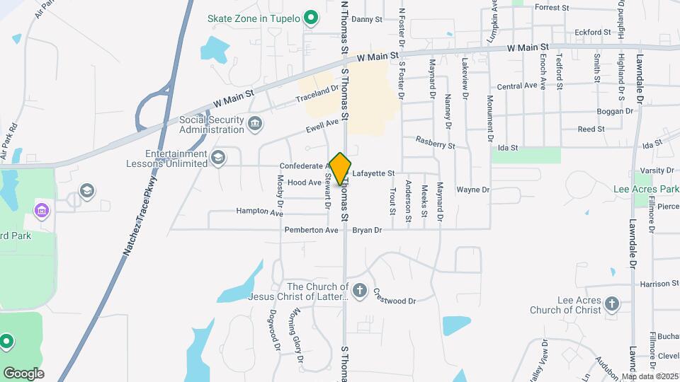 451 S Thomas St Map and Location Details