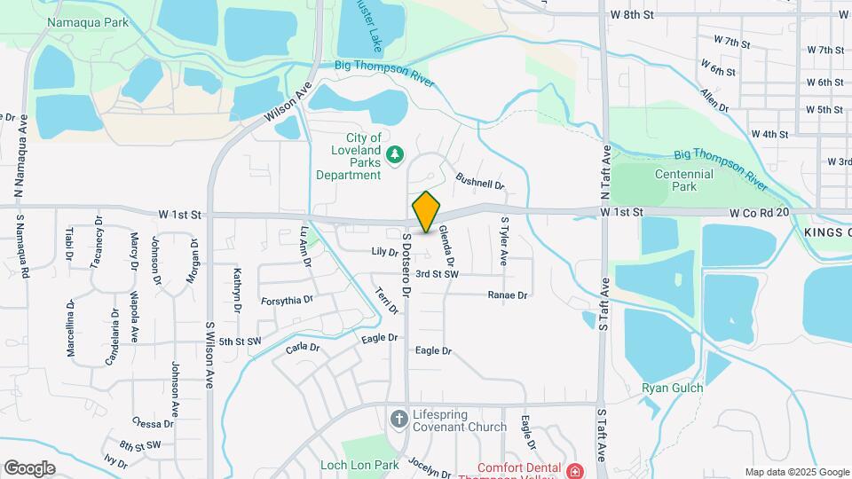 1828 Lydia Dr Map and Location Details