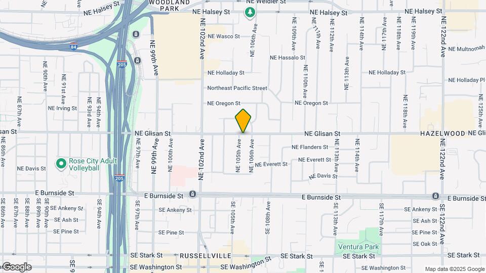 10508 NE Glisan St Map and Location Details