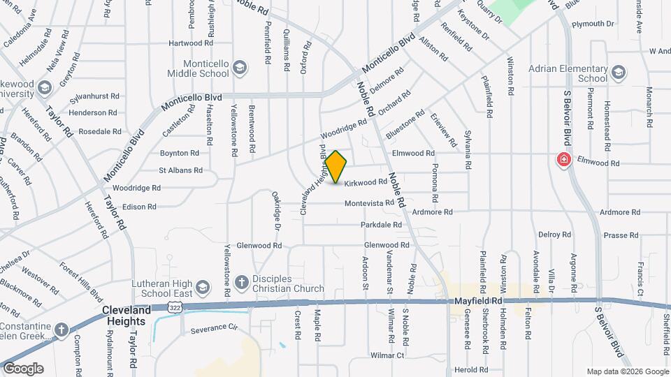 3808 Kirkwood Rd Map and Location Details