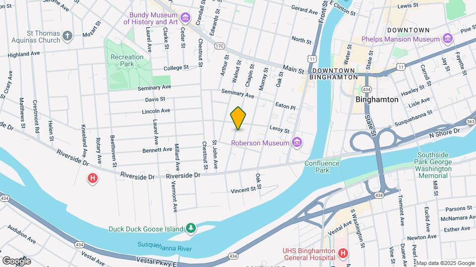 82 Chapin St, Unit Student room for January Map and Location Details