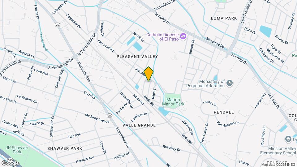 8308 Vance Pl Mapa y Detalles de la Ubicación