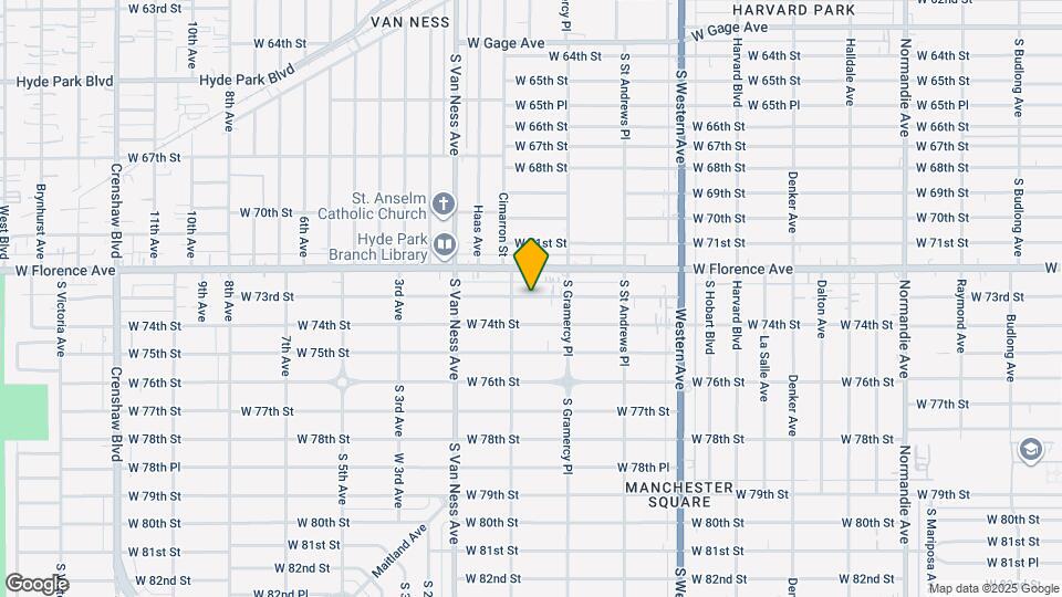 2038 W 73rd St Map and Location Details