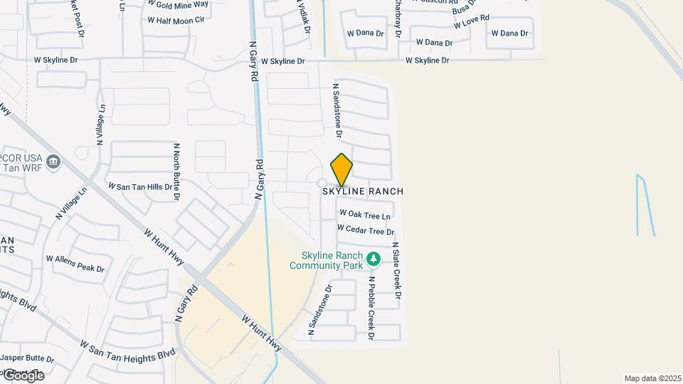 1012 W Fruit Tree Ln Map and Location Details