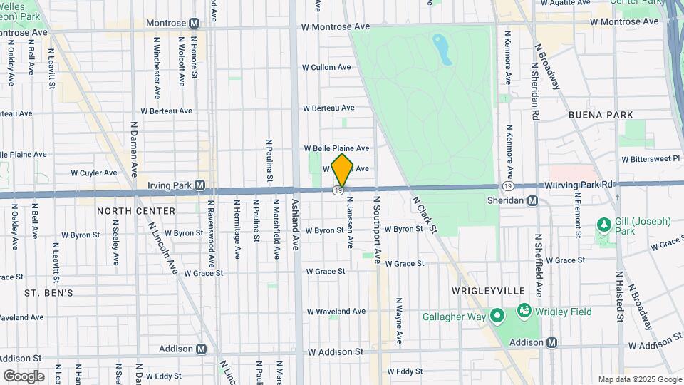 1447-1455 W Irving Park Rd Map and Location Details