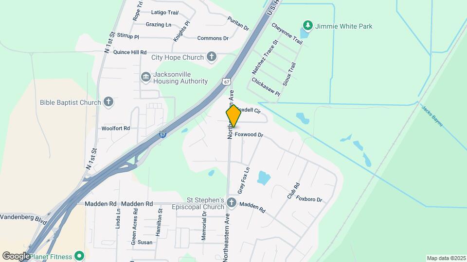 101 Foxwood Dr Map and Location Details