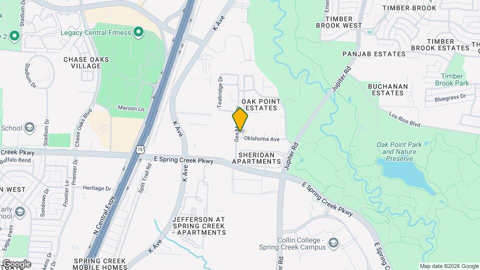 6201 Texana Way Map and Location Details