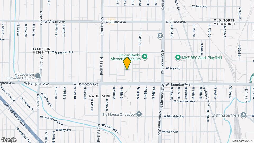 4866 N 48th St Map and Location Details