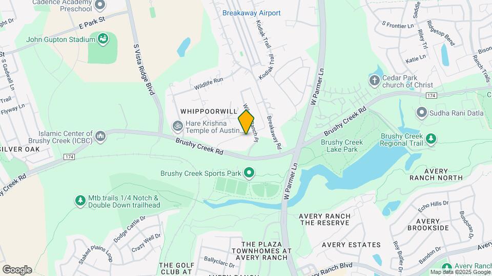 2602 Lou Hollow Pl Map and Location Details