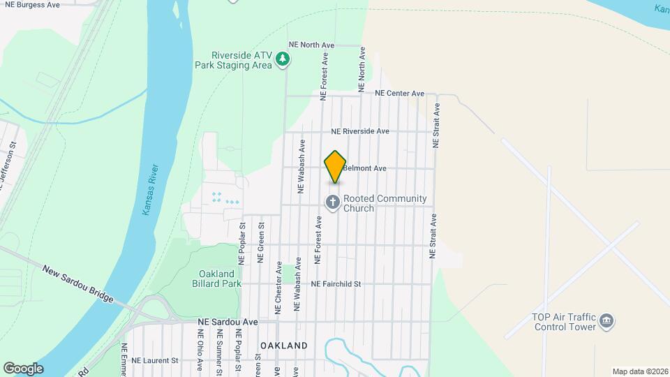 1119 NE Michigan Ave Map and Location Details