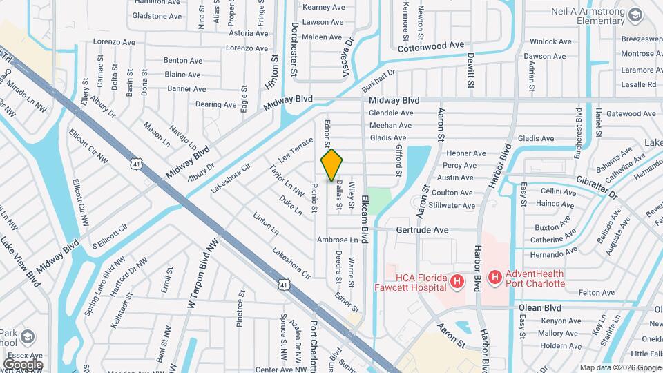 2304 Ednor St Map and Location Details