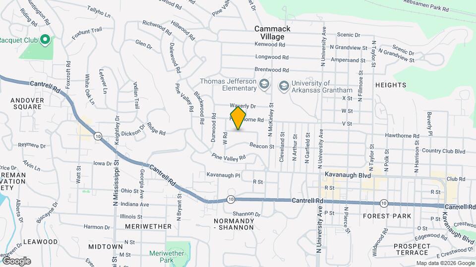 6613 Westover Dr Map and Location Details
