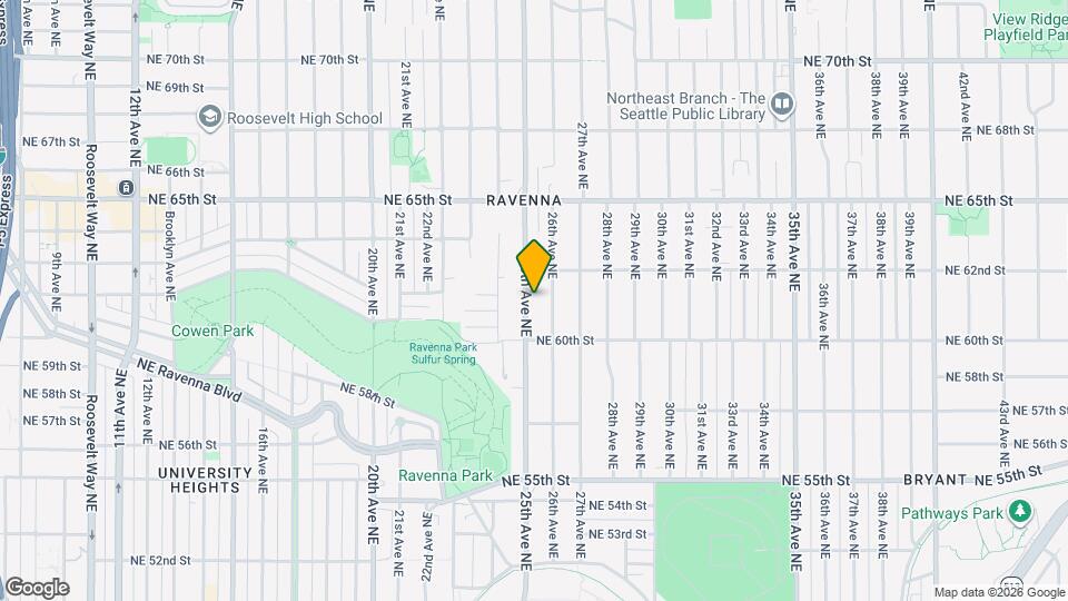 6034 25th Ave NE Map and Location Details