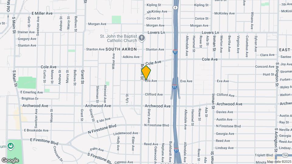 508 Eva Ave Map and Location Details