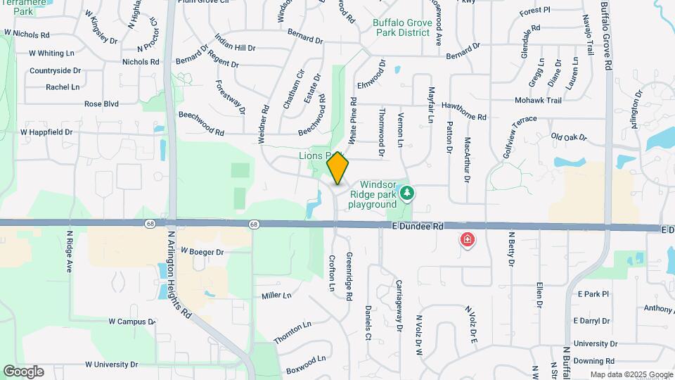 738 Hapsfield Ln Map and Location Details