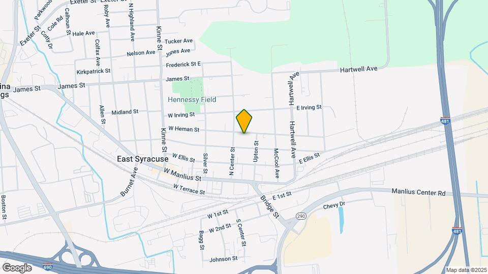 106 E Heman St, Unit 3 Bedroom Lower Flat Map and Location Details