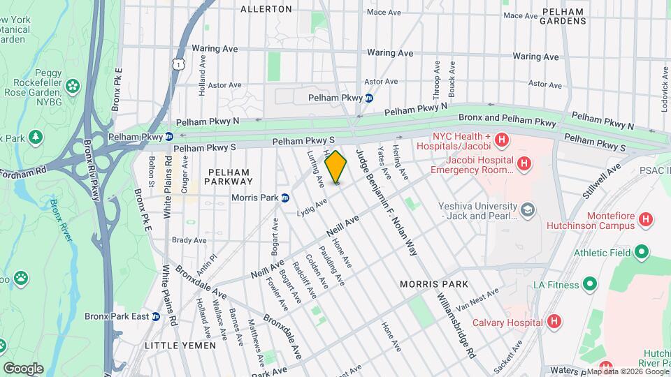 LYDIG AVENUE, BRONX, Unit 1 Map and Location Details