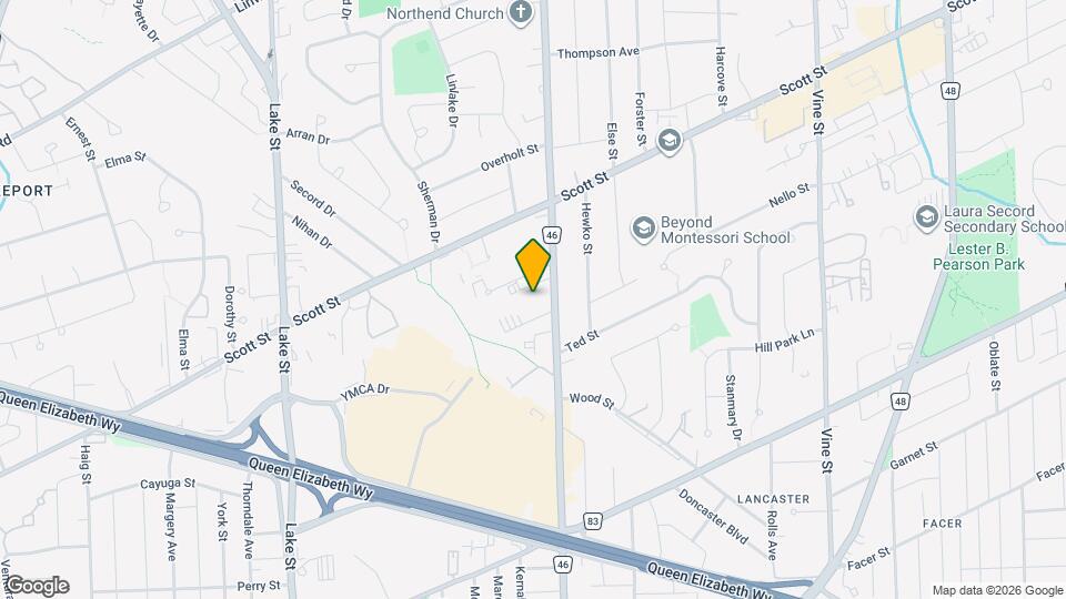 Geneva On The Park Condominiums Map and Location Details