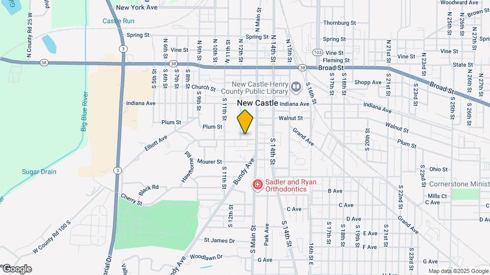 1210 Lincoln Ave Map and Location Details