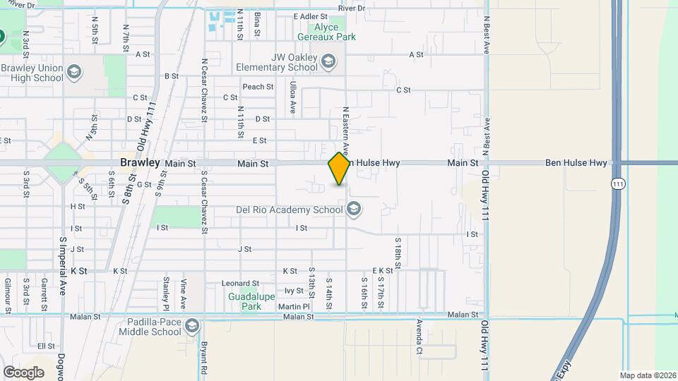 Brawley Senior Map and Location Details