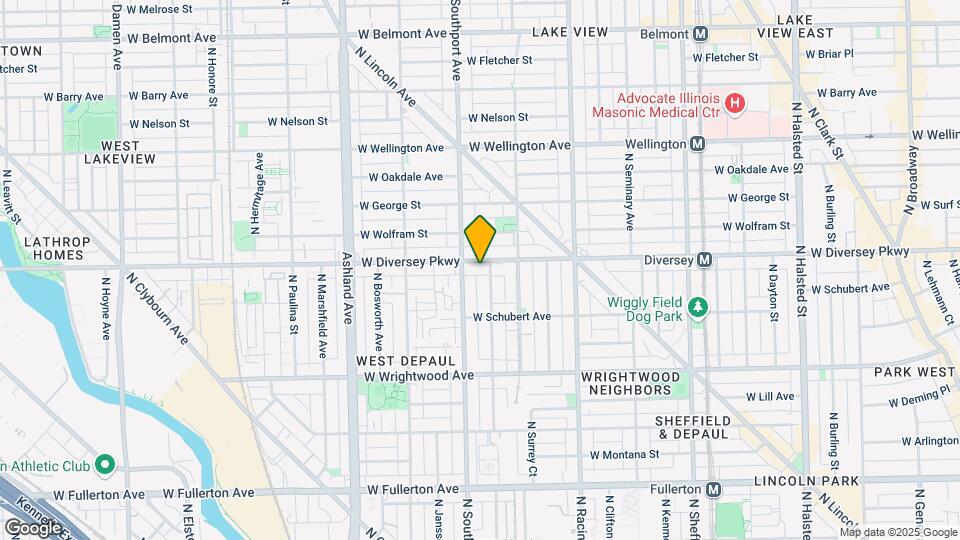 2750 N Wayne Ave, Unit J Map and Location Details