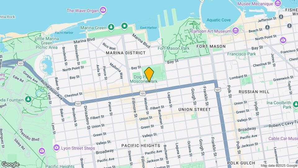 1849 Chestnut St Map and Location Details