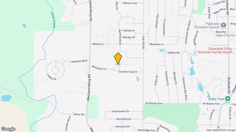1652 Normandy Dr Mapa y Detalles de la Ubicación