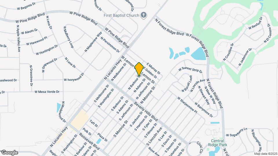 25 N Barbour St Map and Location Details
