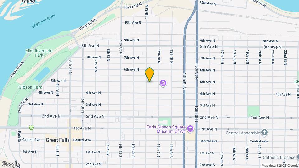 1106 5th Ave N Map and Location Details