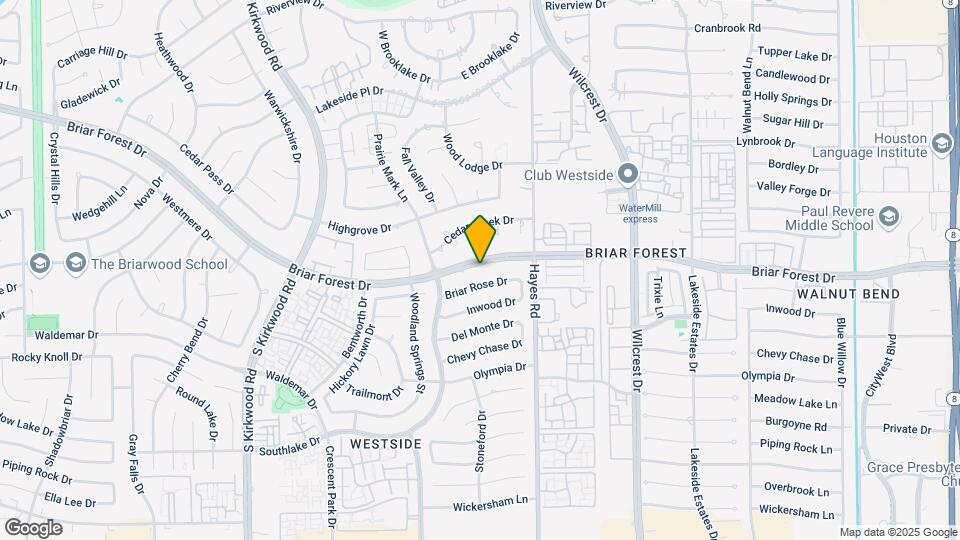 11419 Briar Forest Dr Map and Location Details