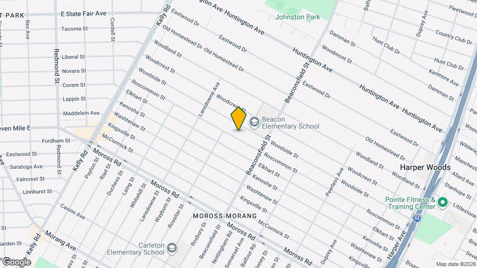 19367 Roscommon St Map and Location Details