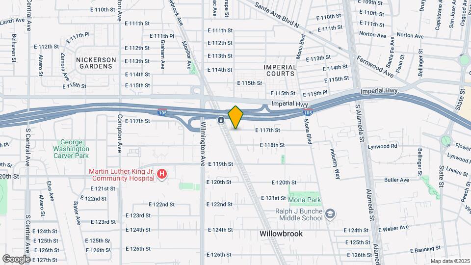 2016 E 117th St Map and Location Details