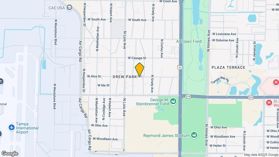 4618-24 W Alva St Map and Location Details