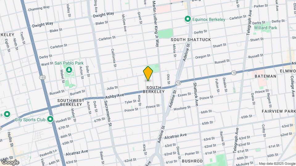 2925 Ellis St Mapa y Detalles de la Ubicación