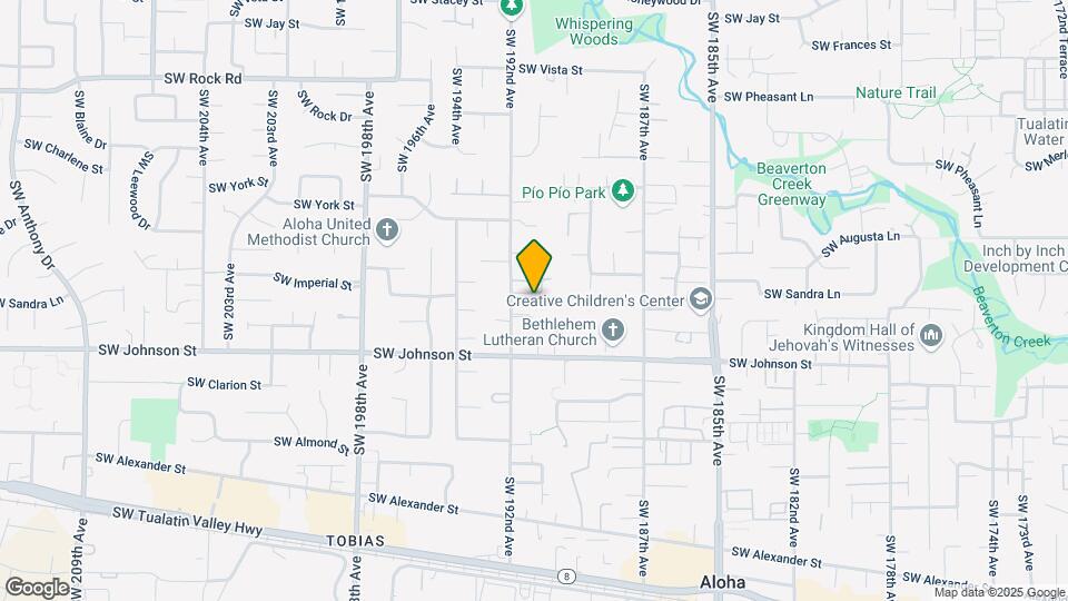 19124 SW Burkwood Ln Map and Location Details