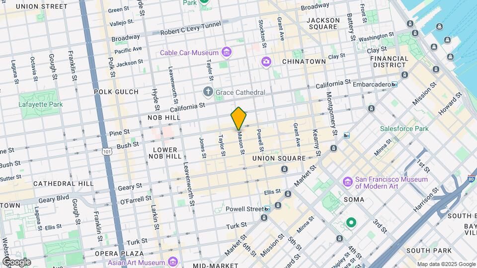 637 Mason St Map and Location Details