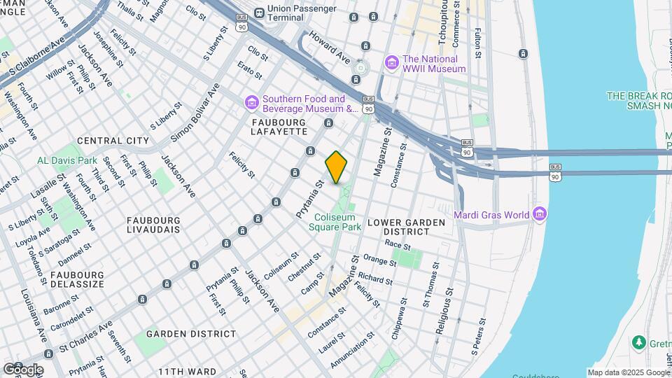 1408 Terpsichore St Mapa y Detalles de la Ubicación