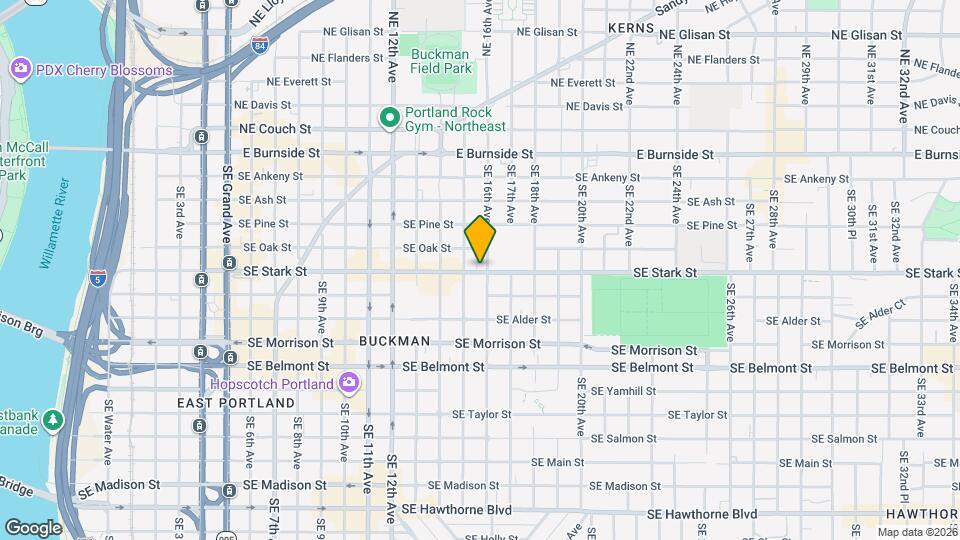 1537 SE Stark St Map and Location Details