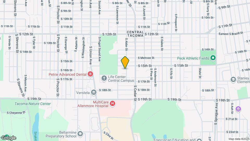 1514 S Alder St Map and Location Details