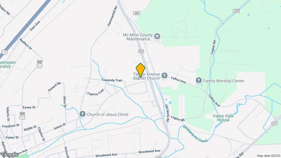 1412 Tellico Ave Map and Location Details