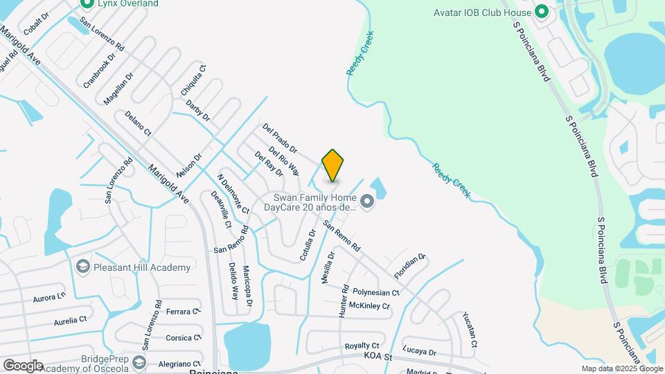 821 Del Prado Dr Map and Location Details