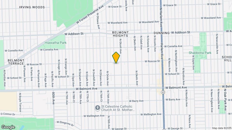 3345 N Oleander Ave, Unit #2nd floor Mapa y Detalles de la Ubicación